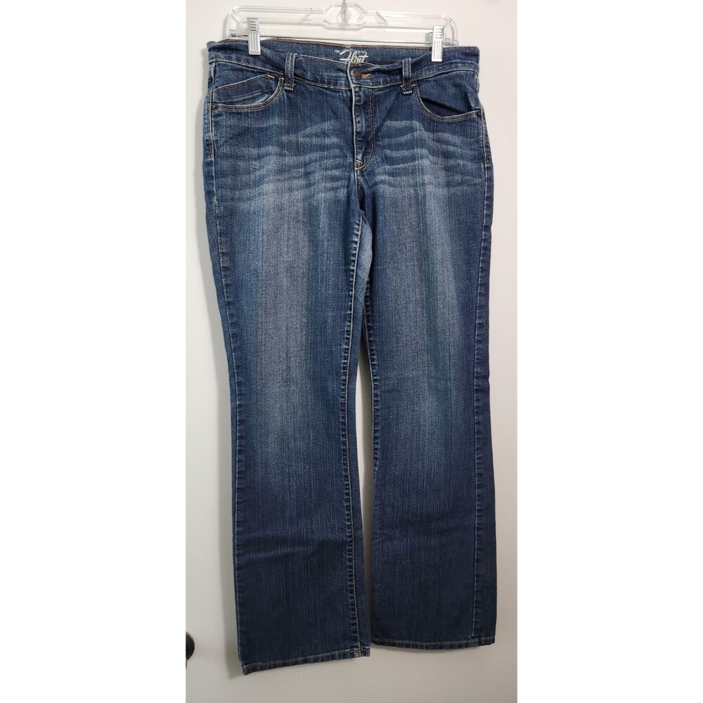 Old Navy Womens Sz 8 The Flirt Mid Rise Denim Jeans Medium Wash Stretch Everyday